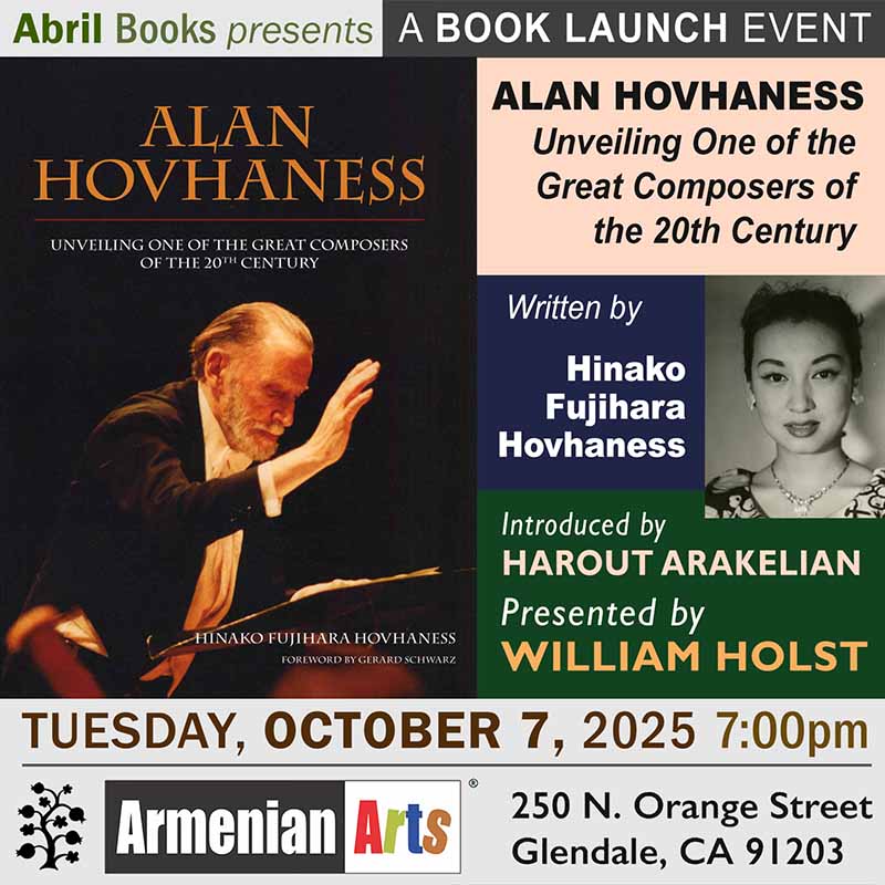 Book Launch Event for Alan Hovhaness