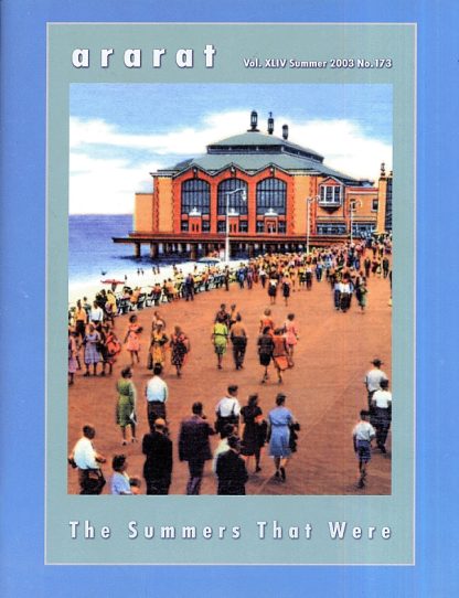 Ararat: A Quarterly, Vol. XLIV Summer 2003 No. 173