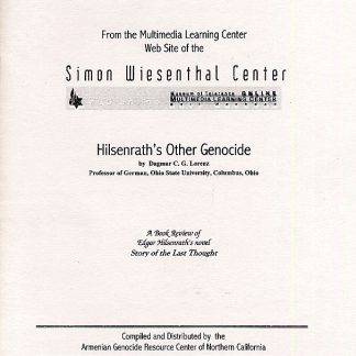 Hilsenrath's Other Genocide